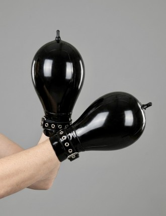 Latex Bondage-Handschuhe